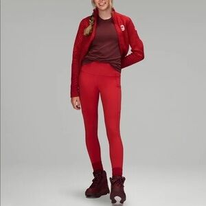 Lululemon Fast and Free Tights Team Canada